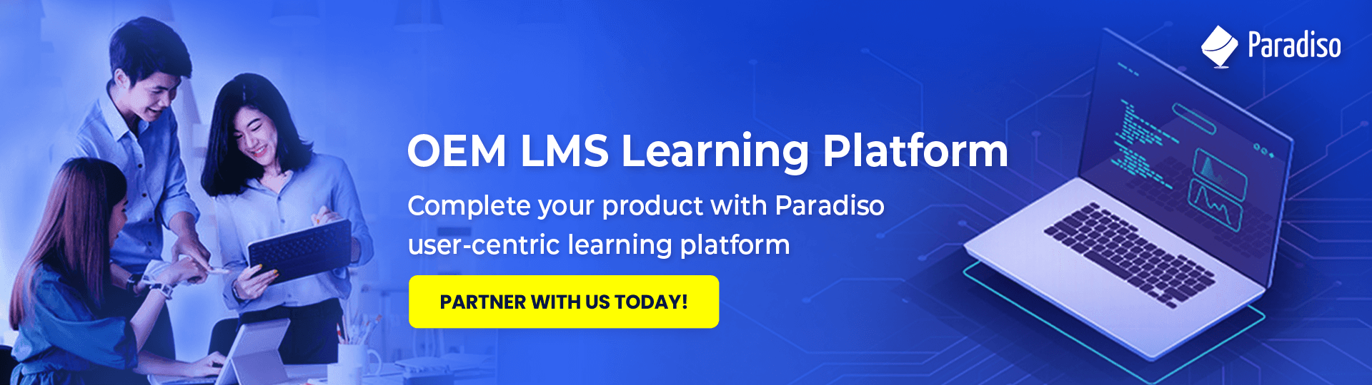 Resell Paradiso's OEM LMS as part of your own software suite