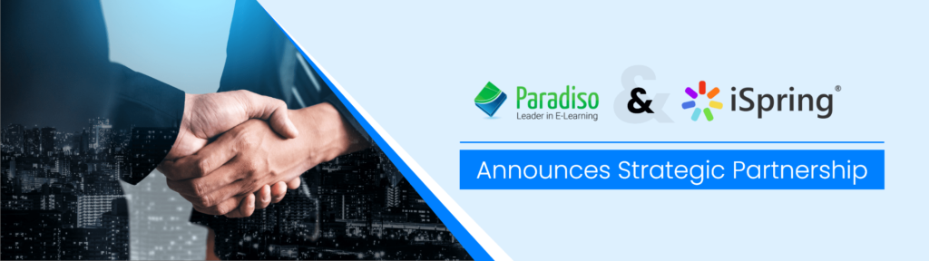 Paradiso LMS with iSpring Suite Strategic partnership