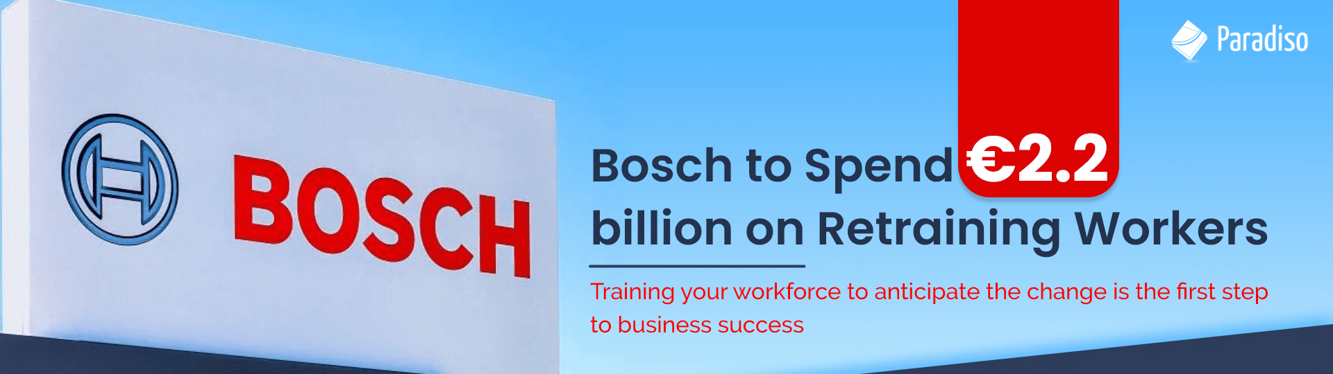 Reskilling Bosch to Spend €2.2billion on Retraining Workers