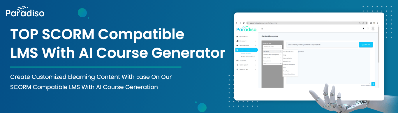 Top SCORM LMS Compatible with AI Course Generator to consider in 2023