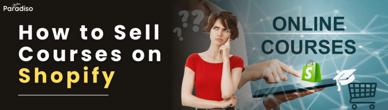 How to sell courses on shopify