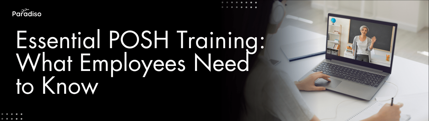 Essential POSH Training What Employees Need to Know