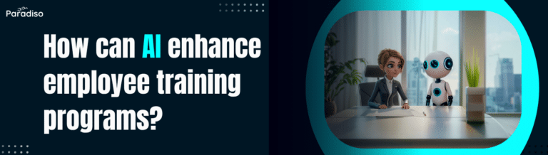 How can AI enhance employee training programs?