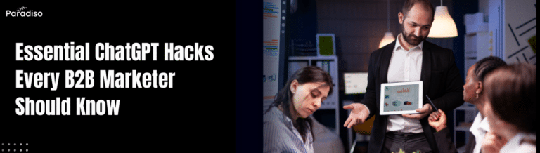 ChatGPT for B2B marketing