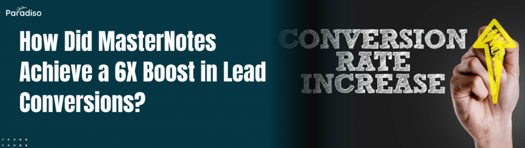 How Did MasterNotes Achieve a 6X Boost in Lead Conversions?