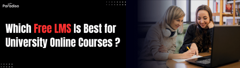 Which free LMS is suited for university-level online courses?