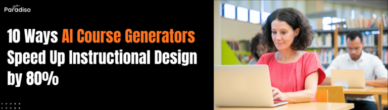 AI course generator for instructional design