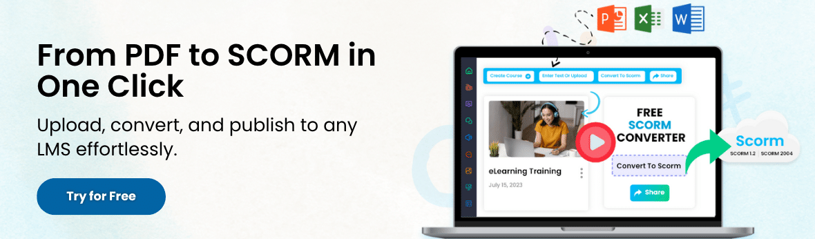 from pdf to scorm