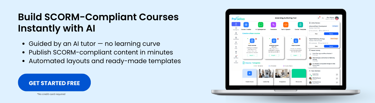 Features of SCORM Authoring Tool
