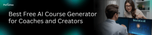best free AI course generator for coaches