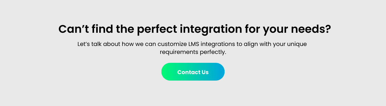 LMS integration CTA