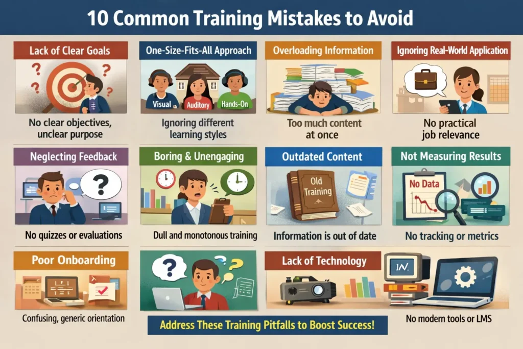 employee training mistakes