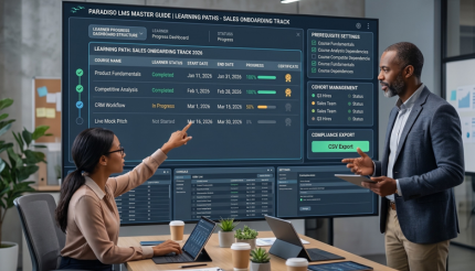 Learning paths for learning management systems