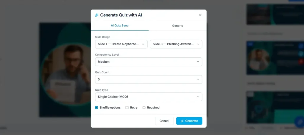 how to create a course using ai