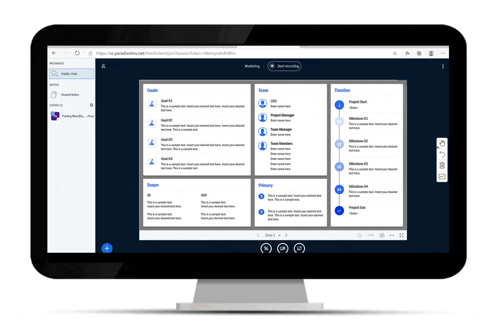 LMS Web Conferencing Integration- Recording