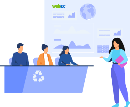 Webex conferencing within the LMS