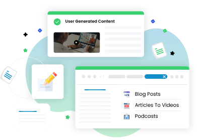 Encourages User Generated Content