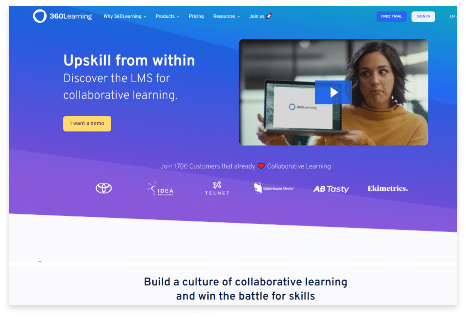 Mobile eLearning platforms 360Learning