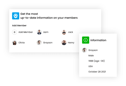 Get the most up-to-date information on your members