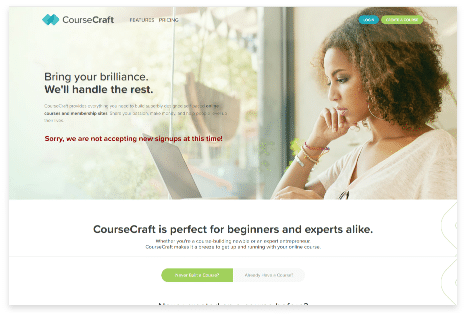 Training eLearning software coursecraft