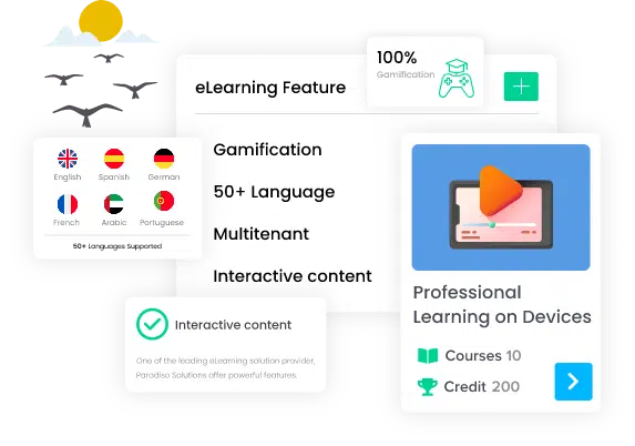 Feature-rich eLearning image