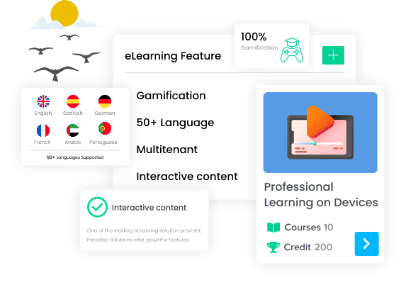 Feature-rich eLearning image