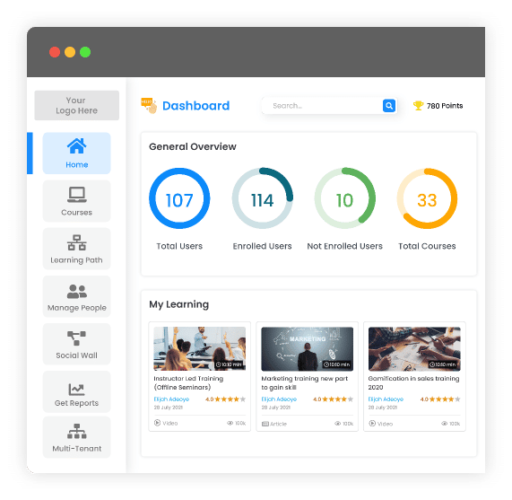 Paradiso Learning Management System