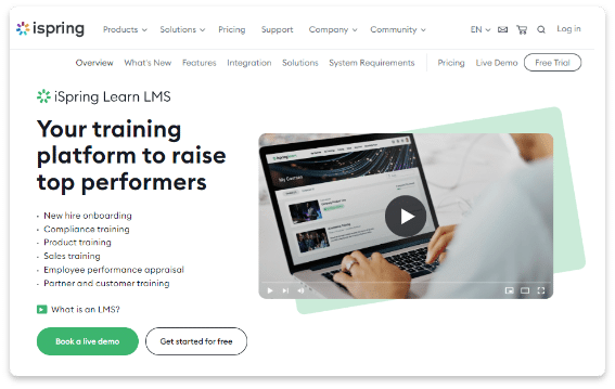 iSpring Learn