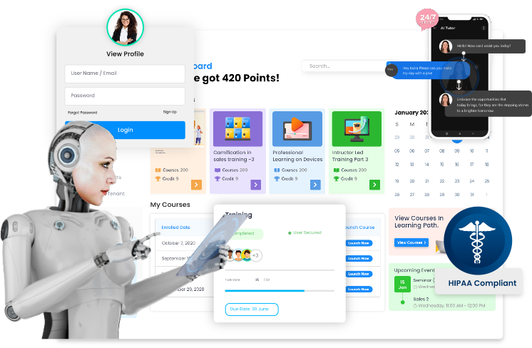 HIPAA Compliant LMS